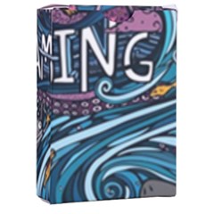 Graffiti Art Psychedelic Art Graphic Design Modern Art Playing Cards Single Design (rectangle) With Custom Box by 99art