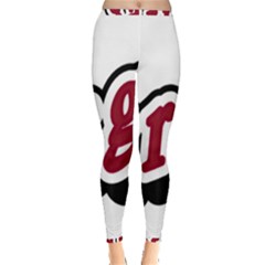 Comic-text-frustration-bother Inside Out Leggings by 99art