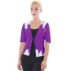 Explosion-firecracker-pyrotechnics Cropped Button Cardigan by 99art
