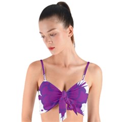 Explosion-firecracker-pyrotechnics Woven Tie Front Bralet by 99art
