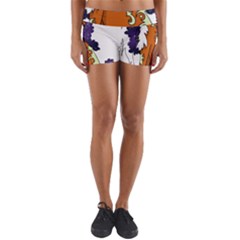 Fuchs-comic-music-wild-animal-cute Yoga Shorts by 99art