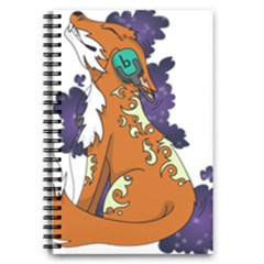 Fuchs-comic-music-wild-animal-cute 5 5  X 8 5  Notebook by 99art