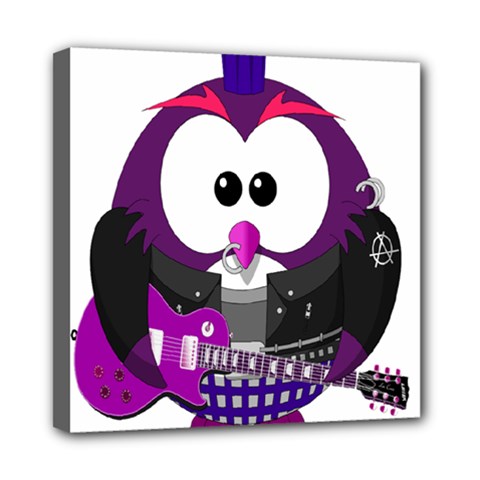 Bird-music-animation-animal Mini Canvas 8  X 8  (stretched) by 99art