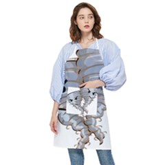 Tornado-twister-angry-comic Pocket Apron by 99art