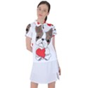Animation-dog-cute-animate-comic Women s Polo Tee View1