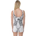 Peacock-plumage-display-bird One Piece Boyleg Swimsuit View2