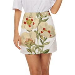 Nature-flower-leaf-plant-isolated Mini Front Wrap Skirt by 99art
