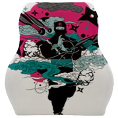 Japan Ninja-japanese-samurai-color- Car Seat Velour Cushion  by 99art