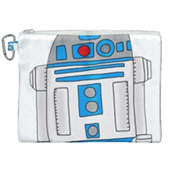 Technology-clip-art-r2d2 Canvas Cosmetic Bag (xxl) by 99art