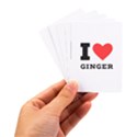 I love ginger Playing Cards Single Design (Rectangle) with Custom Box View3