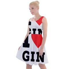 I Love Gin Knee Length Skater Dress by ilovewhateva