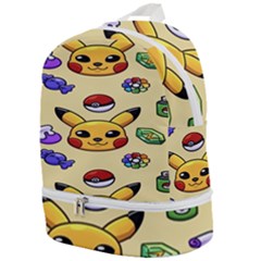 Pikachu Zip Bottom Backpack by artworkshop