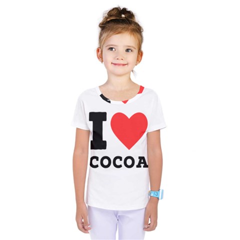 I Love Cocoa Kids  One Piece Tee by ilovewhateva