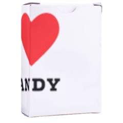 I Love Brandy Playing Cards Single Design (rectangle) With Custom Box by ilovewhateva