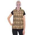 Brown Abstract Background Texture Pattern Seamless Women s Button Up Vest View1