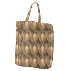 Brown Abstract Background Texture Pattern Seamless Giant Grocery Tote by danenraven
