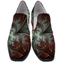 Abstract Pattern Design Art Wallpaper Tracery Texture Women Slip On Heel Loafers View1