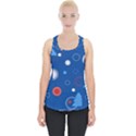 Christmas Pattern Tree Design Piece Up Tank Top View1