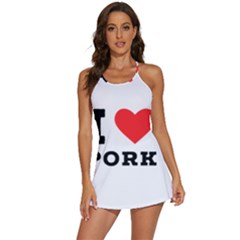 I Love Pork  2-in-1 Flare Activity Dress by ilovewhateva