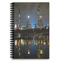 New York Night Central Park Skyscrapers Skyline 5 5  X 8 5  Notebook by Cowasu