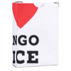 I Love Mango Juice  Playing Cards Single Design (rectangle) With Custom Box by ilovewhateva