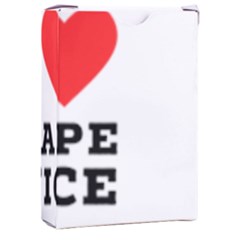 I Love Grape Juice Playing Cards Single Design (rectangle) With Custom Box by ilovewhateva