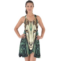 Capricorn Star Sign Show Some Back Chiffon Dress by Bangk1t