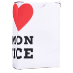 I Love Lemon Juice Playing Cards Single Design (rectangle) With Custom Box by ilovewhateva