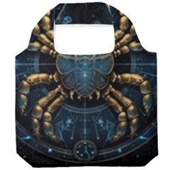 Cancer Star Sign Astrology Foldable Grocery Recycle Bag by Bangk1t