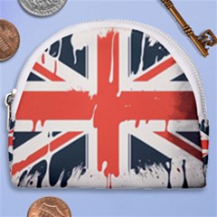 Union Jack England Uk United Kingdom London Horseshoe Style Canvas Pouch by Bangk1t