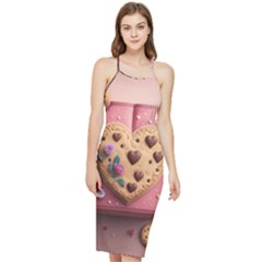 Cookies Valentine Heart Holiday Gift Love Bodycon Cross Back Summer Dress by Ndabl3x