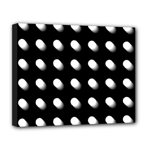 Background Dots Circles Graphic Deluxe Canvas 20  X 16  (stretched) by Ndabl3x