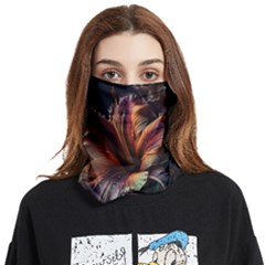 Flower Orange Lilly Face Covering Bandana (two Sides) by Ndabl3x
