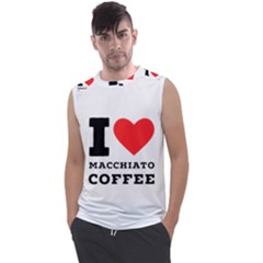 I Love Macchiato Coffee Men s Regular Tank Top by ilovewhateva