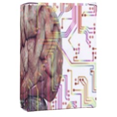 Brain Think Neurons Circuit Playing Cards Single Design (rectangle) With Custom Box by Wav3s