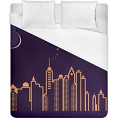 Skyscraper-town-urban-towers Duvet Cover (california King Size) by Wav3s