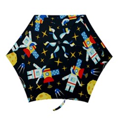 Space Seamless Pattern Mini Folding Umbrellas by Wav3s