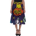 Vector Flat Space Design Background With Text Perfect Length Midi Skirt View1