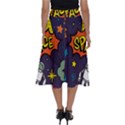 Vector Flat Space Design Background With Text Perfect Length Midi Skirt View2