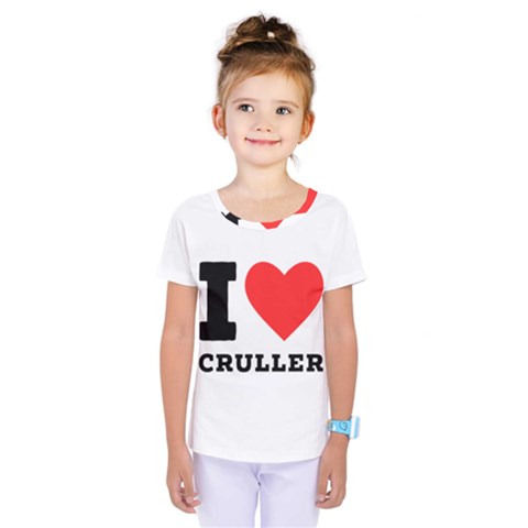 I Love Cruller Kids  One Piece Tee by ilovewhateva