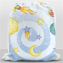 Science Fiction Outer Space Drawstring Bag (large) by Ndabl3x