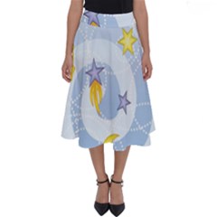 Science Fiction Outer Space Perfect Length Midi Skirt by Ndabl3x