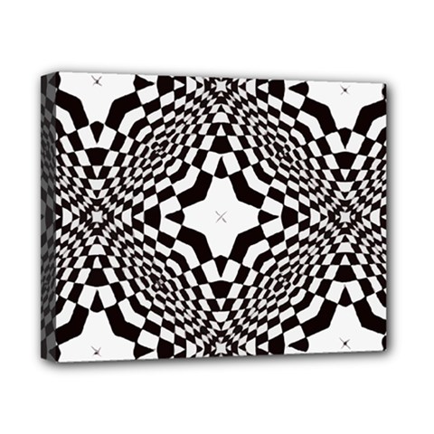 Tile Repeating Pattern Texture Canvas 10  X 8  (stretched) by Ndabl3x