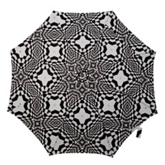 Tile Repeating Pattern Texture Hook Handle Umbrellas (small) by Ndabl3x