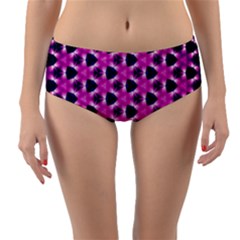 Digital Art Artwork Abstract Reversible Mid-waist Bikini Bottoms by Ndabl3x