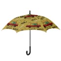 Childish-seamless-pattern-with-dino-driver Hook Handle Umbrellas (Small) View3