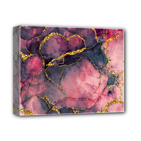 Pink Texture Resin Deluxe Canvas 14  X 11  (stretched) by Vaneshop