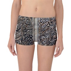 Zebra Abstract Background Boyleg Bikini Bottoms by Vaneshop