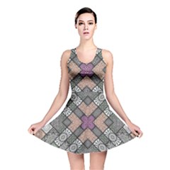 Mandala Decoration Floral Flower Reversible Skater Dress by Vaneshop