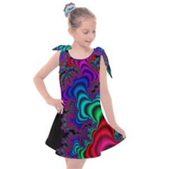 Abstract Piece Color Kids  Tie Up Tunic Dress by Vaneshop